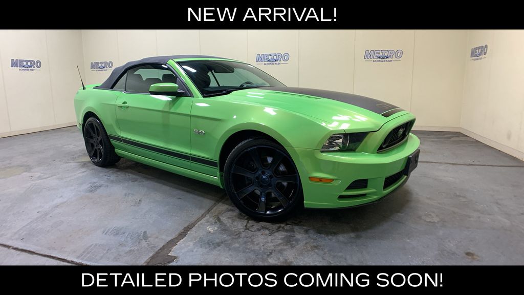 Green Metallic 2014 Ford Mustang Convertible Rear-Wheel Drive 6-Speed Automatic