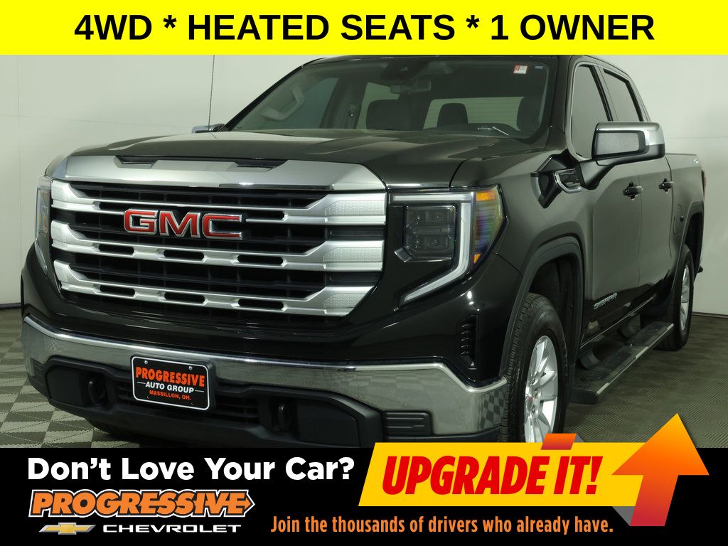 Onyx Black 2023 GMC Sierra 1500 Pickup Truck Four-Wheel Drive 8-Speed Automatic