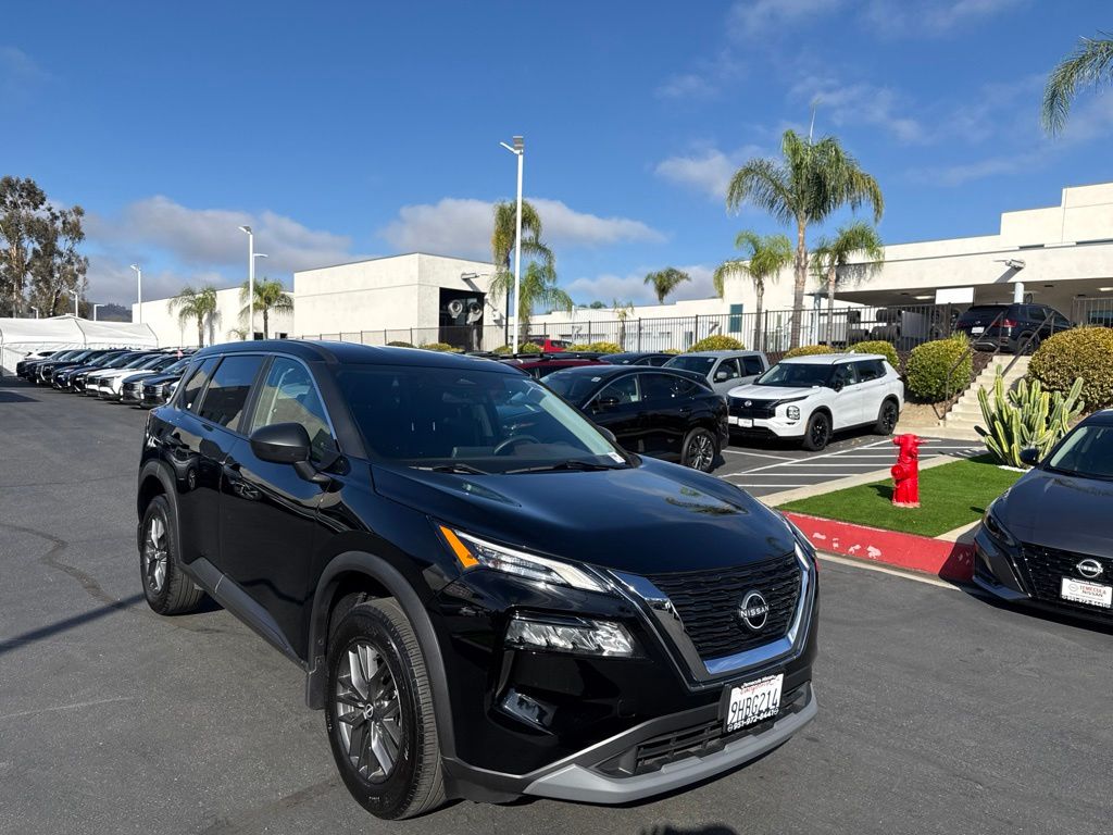 Super Black 2023 Nissan Rogue SUV / Crossover Front-Wheel Drive Continuously Variable Transmission