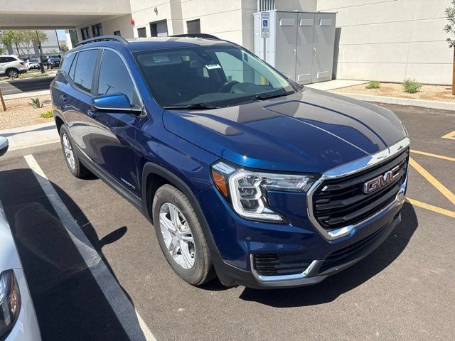 Marine Metallic 2022 GMC Terrain SUV / Crossover Front-Wheel Drive 9-Speed Automatic