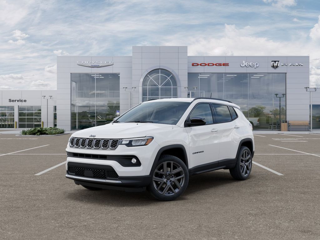 Bright White Clearcoat 2026 Jeep Compass SUV / Crossover Four-Wheel Drive 8-Speed Automatic