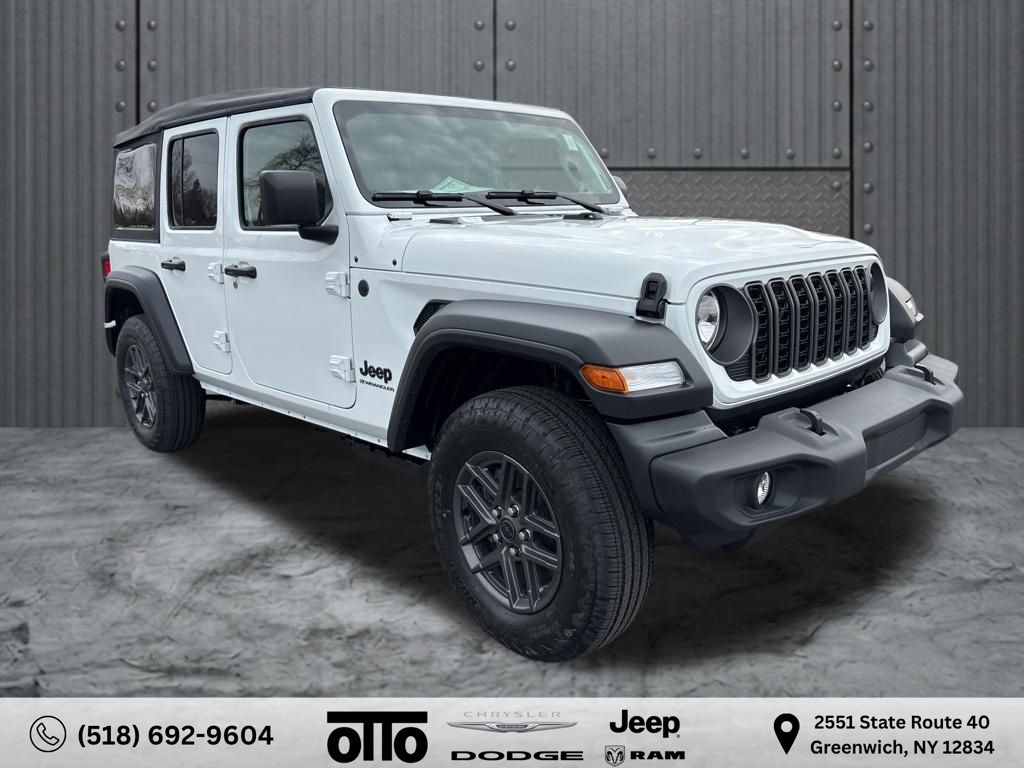 Bright White Clearcoat 2026 Jeep Wrangler Sport 4-Door 4WD SUV / Crossover Four-Wheel Drive 6-Speed Manual