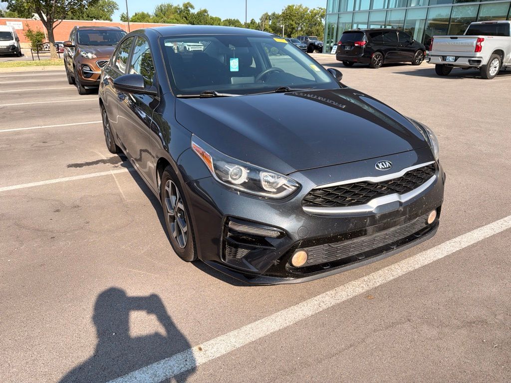 Gray 2020 Kia Forte Sedan Front-Wheel Drive Continuously Variable Transmission