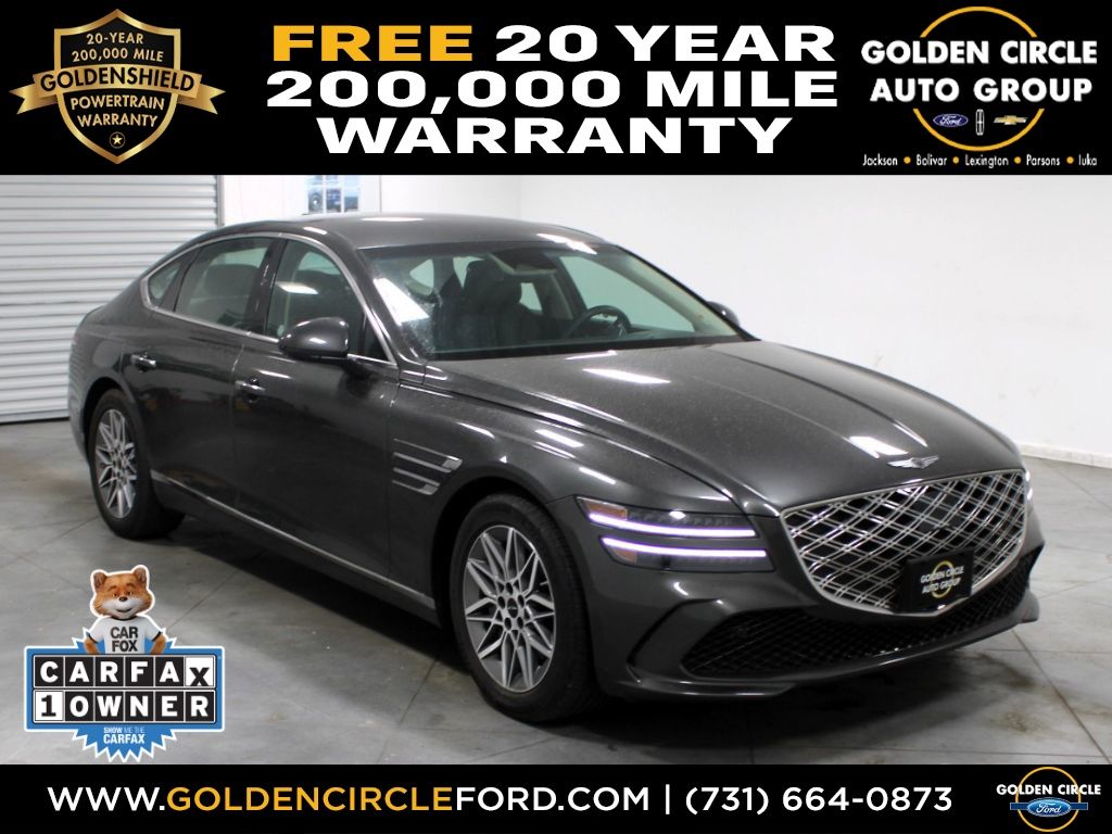 Makalu Gray 2025 Genesis G80 2.5T AWD Sedan All-Wheel Drive 8-Speed Automatic
