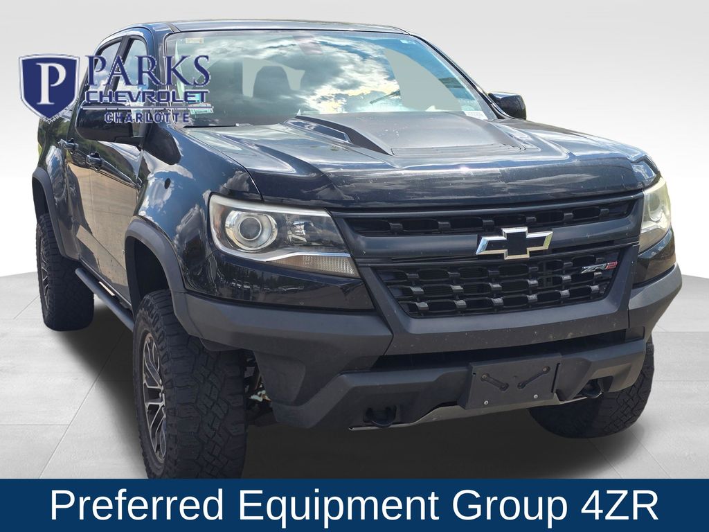 Black 2017 Chevrolet Colorado Pickup Truck Four-Wheel Drive 8-Speed Automatic