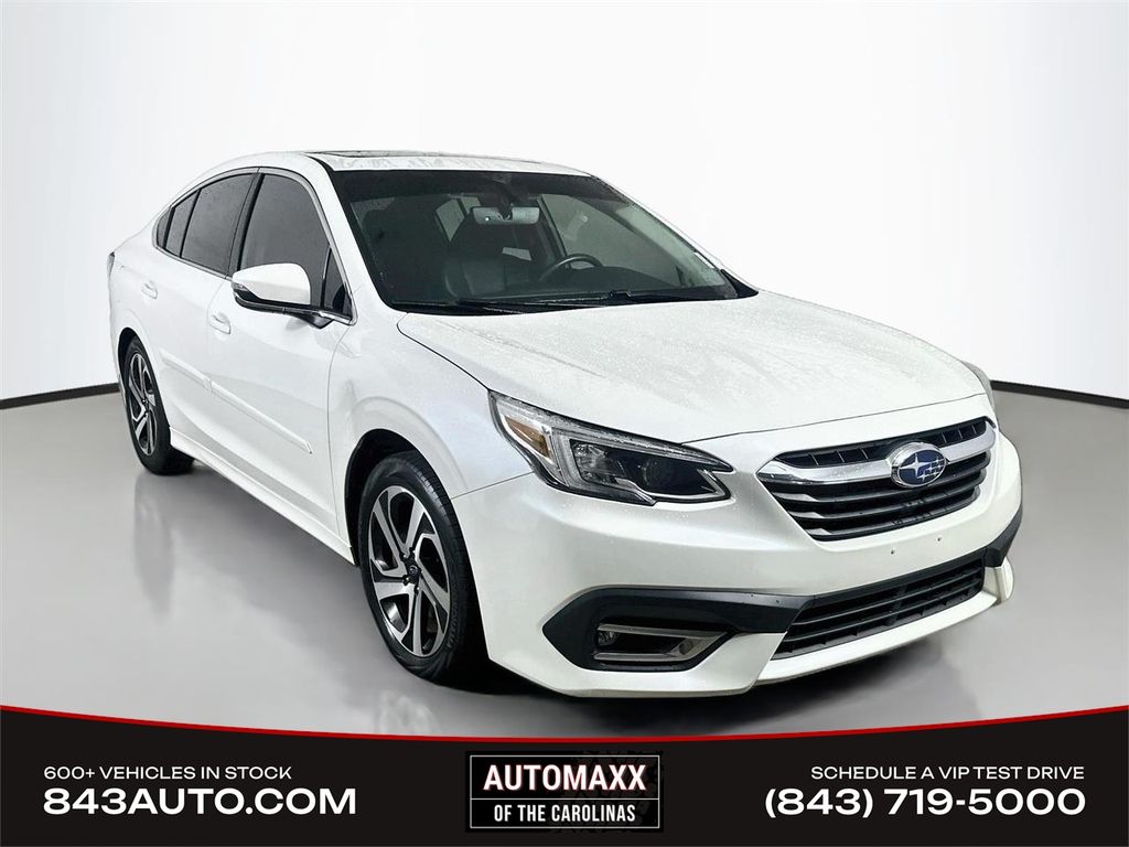 Crystal White Pearl 2022 Subaru Legacy Sedan All-Wheel Drive Continuously Variable Transmission