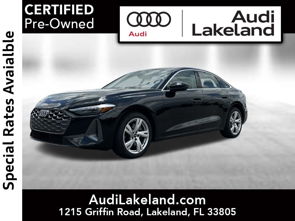 Black Metallic 2025 Audi A5 Sedan All-Wheel Drive 7-Speed Automatic
