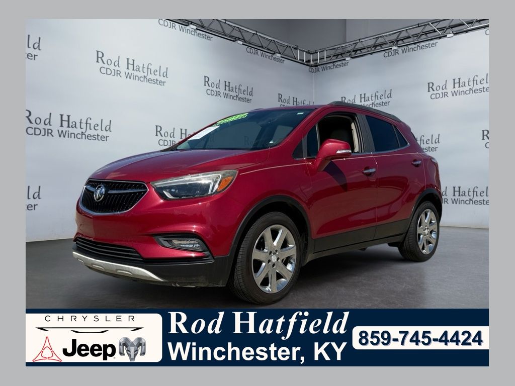 Red Metallic 2017 Buick Encore SUV / Crossover Front-Wheel Drive 6-Speed Automatic Overdrive