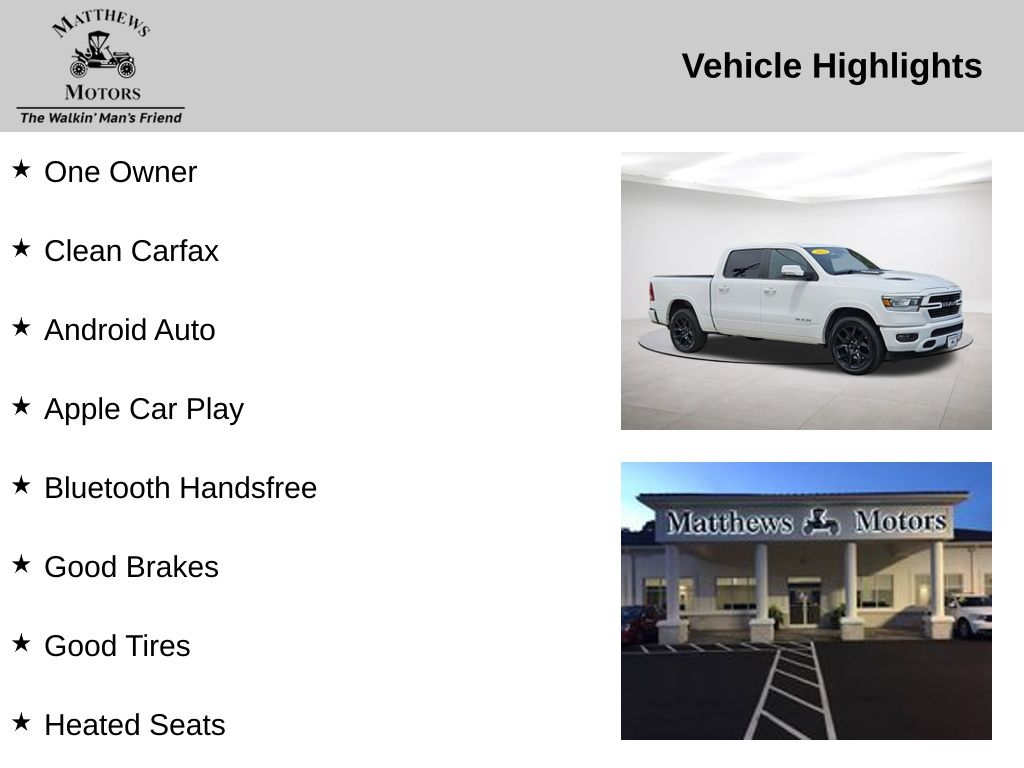 2022 Ram 1500 Laramie 4x4 Crew Cab HEMI 5.7L V8 w/ Nav White at Bob Mills Chevrolet
