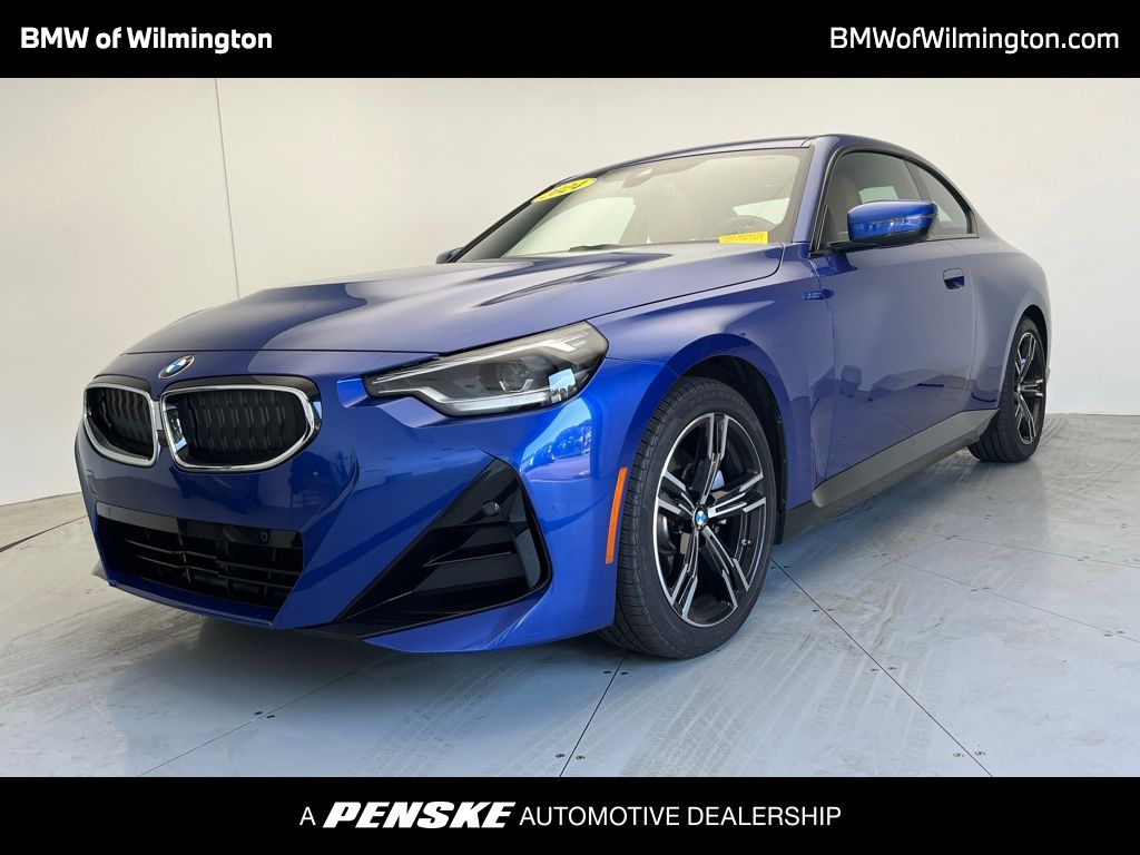Portimao Blue Metallic 2024 BMW 2 Series 230i Coupe xDrive AWD Coupe All-Wheel Drive 8-Speed Automatic