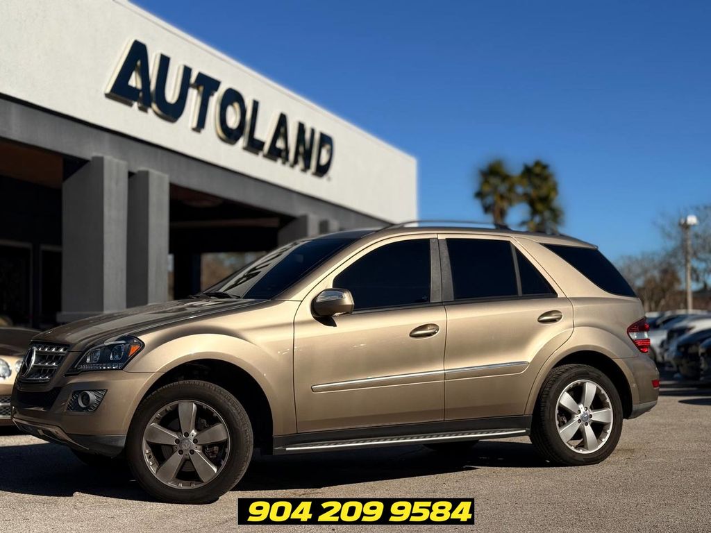 Brown (Sand Beige Metallic) 2009 Mercedes-Benz M-Class ML 350 4MATIC SUV / Crossover All-Wheel Drive 7-Speed Automatic