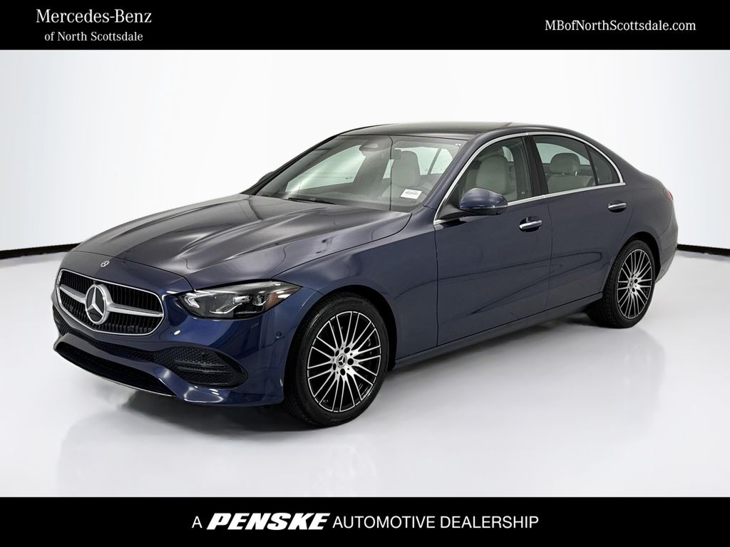 Twilight Blue Metallic 2025 Mercedes-Benz C-Class C 300 RWD Sedan Rear-Wheel Drive 9-Speed Automatic
