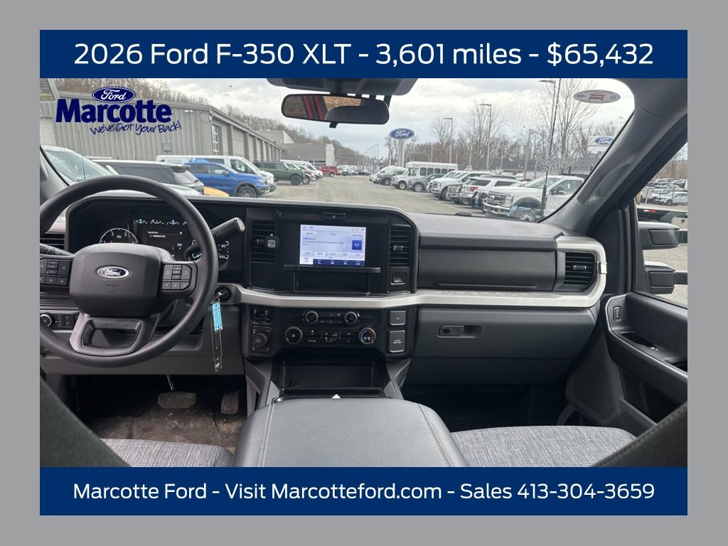 Ruby Red Metallic 2026 Ford F-350 Super Duty XLT SuperCab 4WD Pickup Truck Four-Wheel Drive Automatic