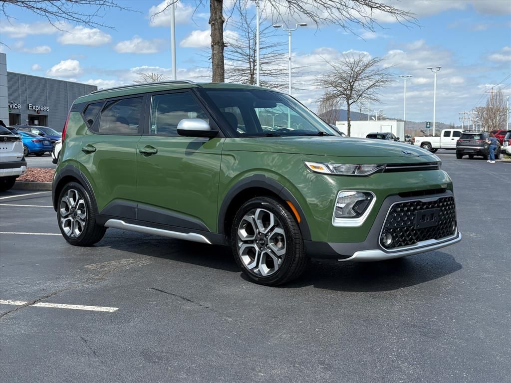 Undercover Green 2020 Kia Soul X-Line FWD SUV / Crossover Front-Wheel Drive Continuously Variable Transmission
