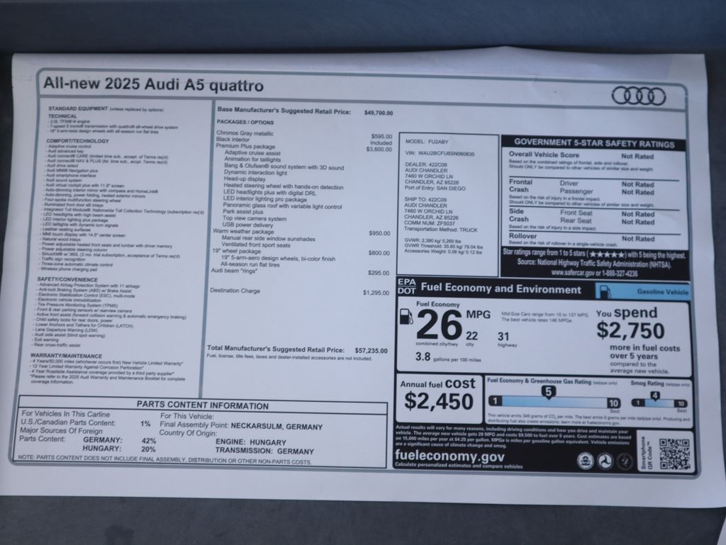 Thumbnail: 2025 Audi A5 - 9