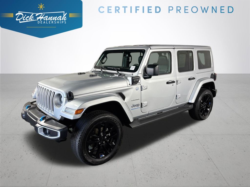 Silver Zynith Clearcoat 2023 Jeep Wrangler 4xe Sahara 4WD SUV / Crossover Four-Wheel Drive 8-Speed Automatic