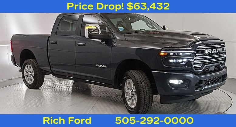 Forged Blue Metallic 2026 RAM 2500 Laramie Crew Cab 4WD Pickup Truck Four-Wheel Drive 8-Speed Automatic