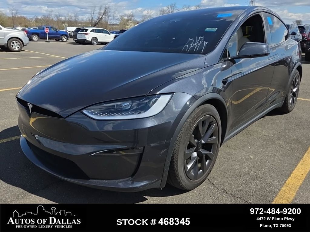 Gray 2025 Tesla Model X AWD SUV / Crossover All-Wheel Drive 1-Speed Automatic