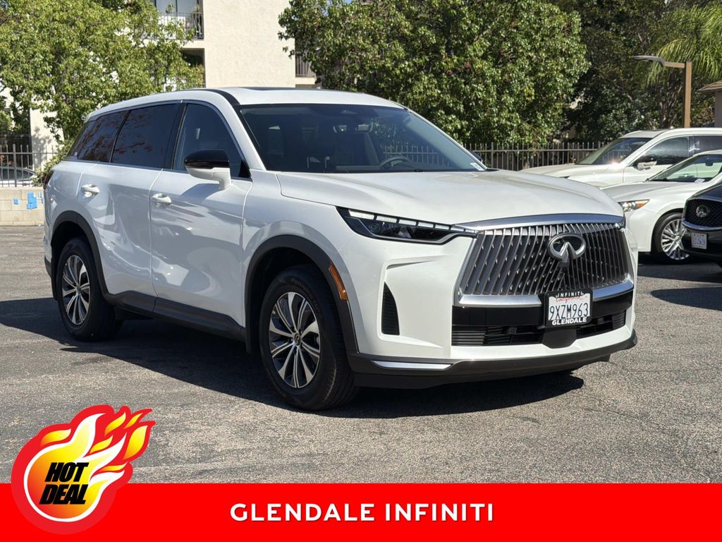 Radiant White 2026 INFINITI QX60 SUV / Crossover All-Wheel Drive 9-Speed Automatic