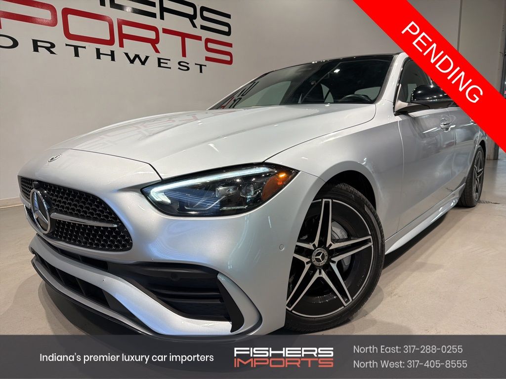 Silver 2022 Mercedes-Benz C-Class Sedan All-Wheel Drive 9-Speed Automatic