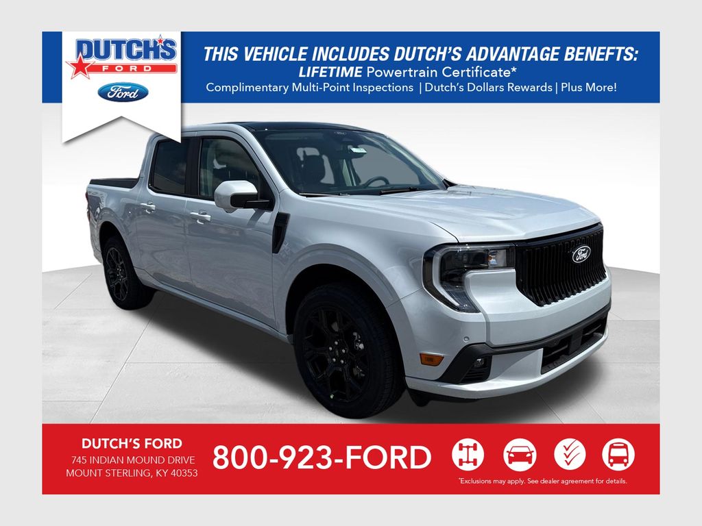 Space White Metallic 2026 Ford Maverick Pickup Truck All-Wheel Drive 7-Speed Automatic