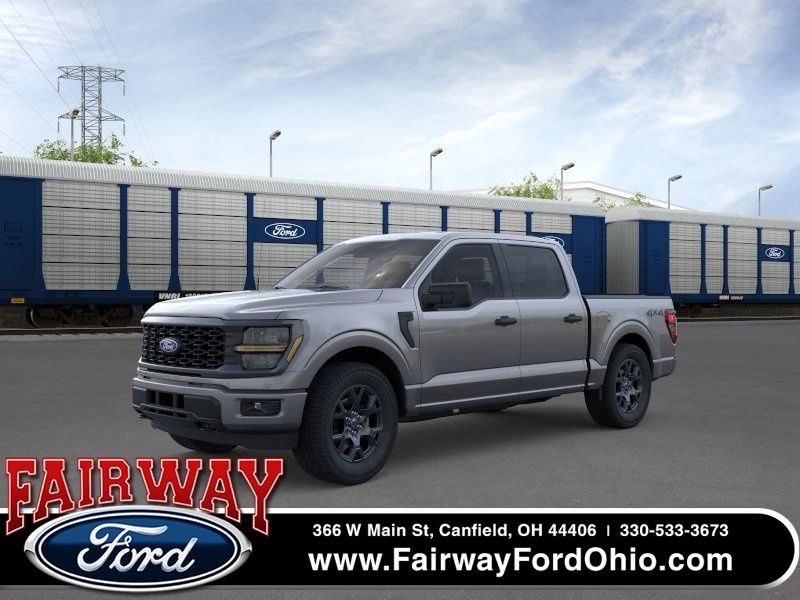 Gray Metallic 2026 Ford F-150 STX 4dr SuperCrew 4WD Pickup Truck Four-Wheel Drive Automatic