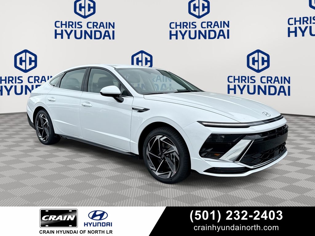 White 2026 Hyundai Sonata Sedan Front-Wheel Drive 8-Speed Automatic