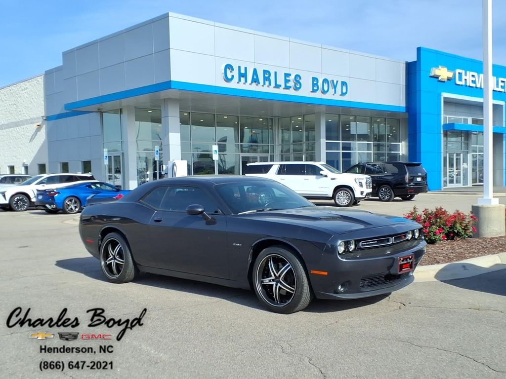 Gray (Maximum Steel Metallic Clearcoat) 2016 Dodge Challenger R/T RWD Coupe Rear-Wheel Drive 8-Speed Automatic