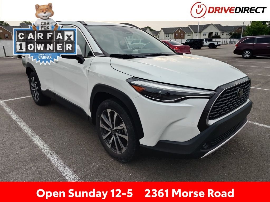 White (Wind Chill Pearl) 2023 Toyota Corolla Cross SUV / Crossover All-Wheel Drive Continuously Variable Transmission