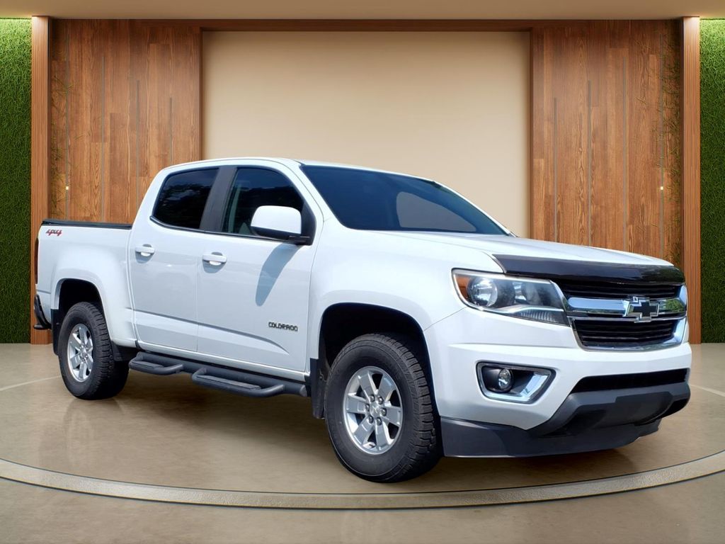 Summit White 2019 Chevrolet Colorado Pickup Truck Four-Wheel Drive 8-Speed Automatic