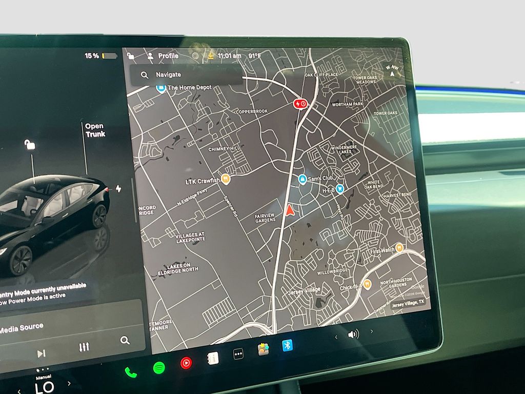 2025 Tesla Model 3 Long Range Black at AutoSavvy Houston Northwest