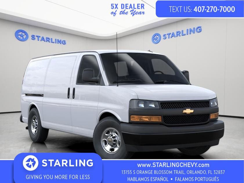 Summit White 2025 Chevrolet Express Cargo 2500 RWD Van Rear-Wheel Drive 8-Speed Automatic Overdrive