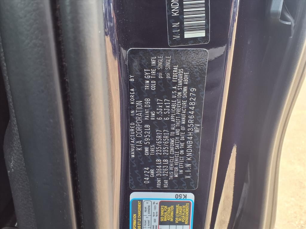 2024 Kia Carnival LX Seat Package Blue at Parkway Family Mazda