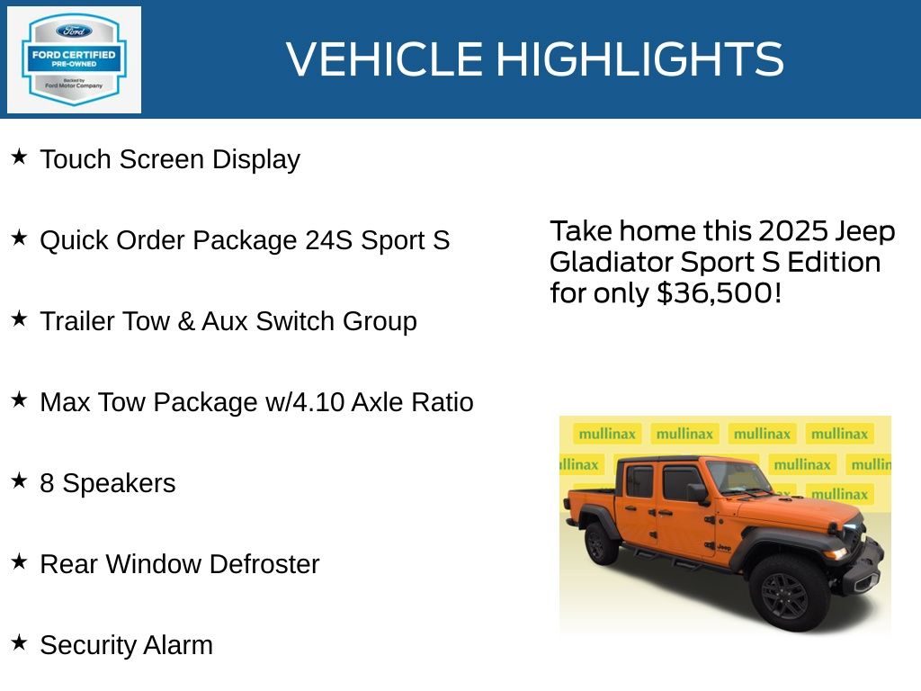 Certified Used 2025 Orange Jeep Sport S image 23