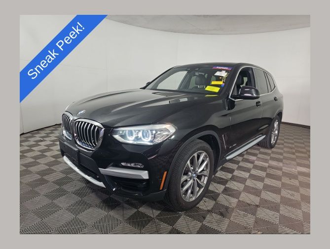Black Sapphire Metallic 2018 BMW X3 SUV / Crossover All-Wheel Drive 8-Speed Automatic