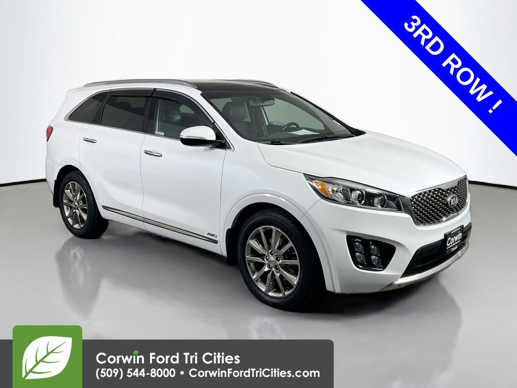 Snow White Pearl 2016 Kia Sorento SX Limited V6 AWD SUV / Crossover All-Wheel Drive 6-Speed Automatic