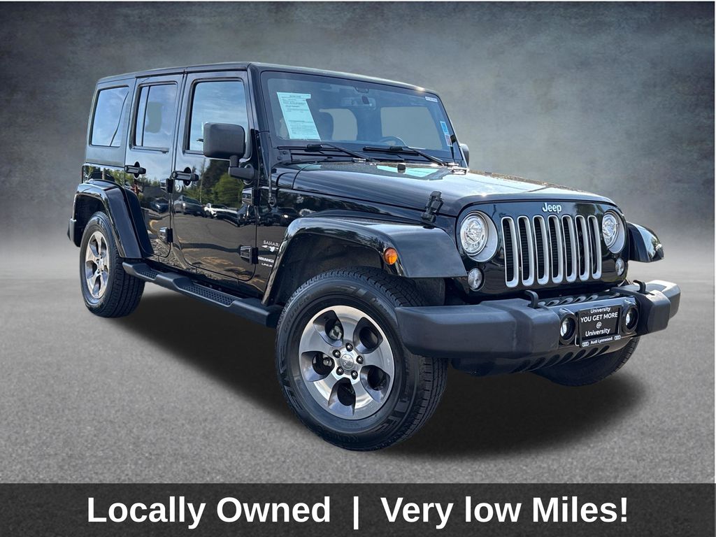Black Clearcoat 2018 Jeep Wrangler SUV / Crossover Four-Wheel Drive 5-Speed Automatic