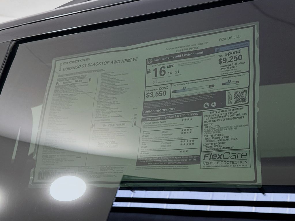 New 2026 Black Dodge GT Blacktop image 21