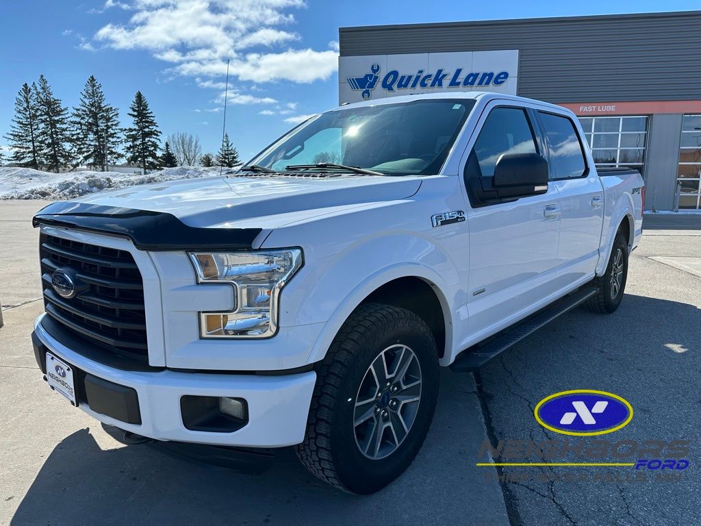 Oxford White 2016 Ford F-150 XLT SuperCrew 4WD Pickup Truck Four-Wheel Drive 6-Speed Automatic