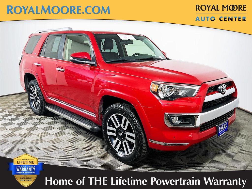 Barcelona Red Metallic 2018 Toyota 4Runner Limited AWD SUV / Crossover All-Wheel Drive 5-Speed Automatic Overdrive
