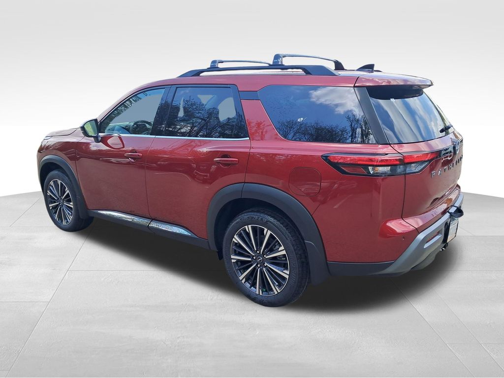 2026 Nissan Pathfinder Platinum Red at John Sisson Motors