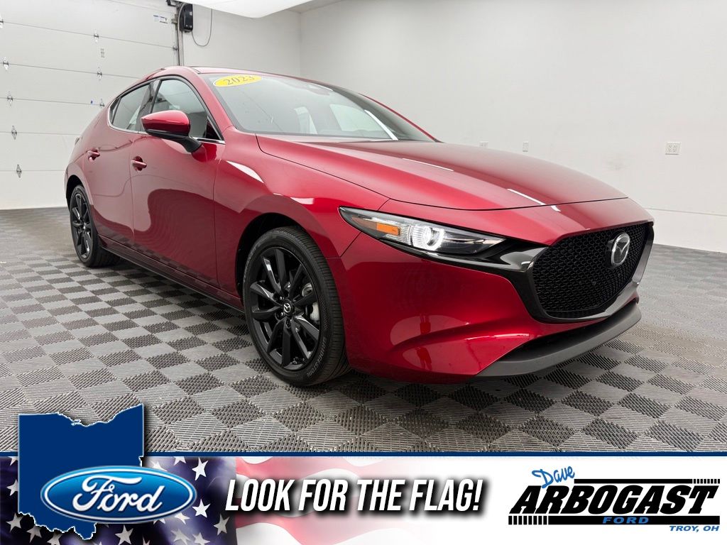 Soul Red Crystal Metallic 2023 Mazda MAZDA3 Hatchback All-Wheel Drive 6-Speed Automatic