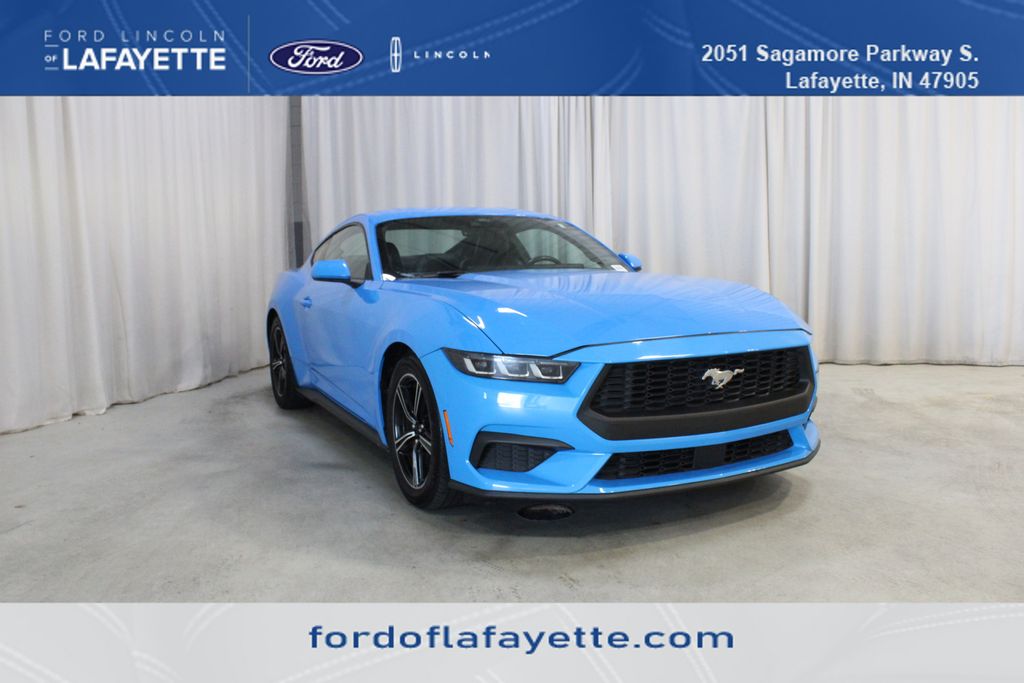 Grabber Blue Metallic 2024 Ford Mustang Coupe Rear-Wheel Drive Automatic