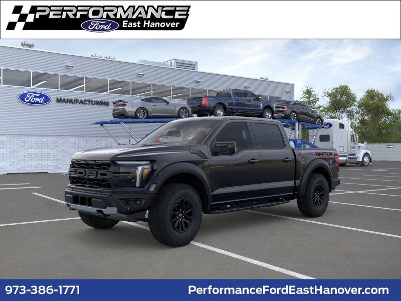 Black (AGATE BLK) 2026 Ford F-150 Raptor SuperCrew 4WD Pickup Truck Four-Wheel Drive Automatic