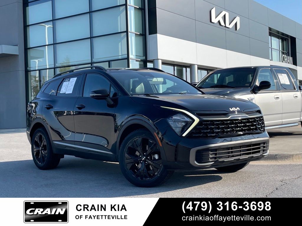 Ebony Black 2023 Kia Sportage SUV / Crossover All-Wheel Drive 8-Speed Automatic