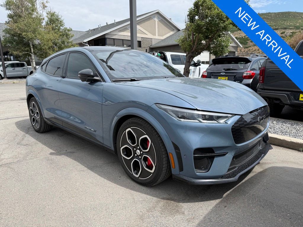 Vapor Blue 2023 Ford Mustang Mach-E SUV / Crossover All-Wheel Drive Automatic