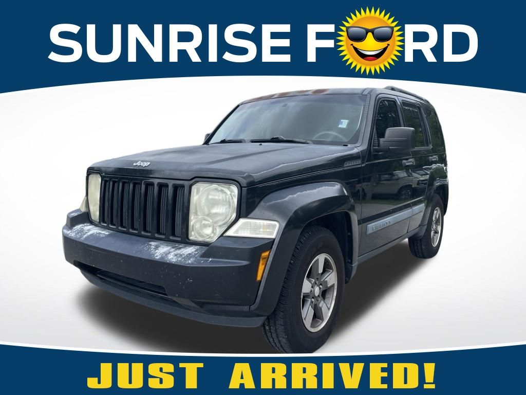 Brilliant Black Crystal Pearl 2008 Jeep Liberty SUV / Crossover 4X2 4-Speed Automatic