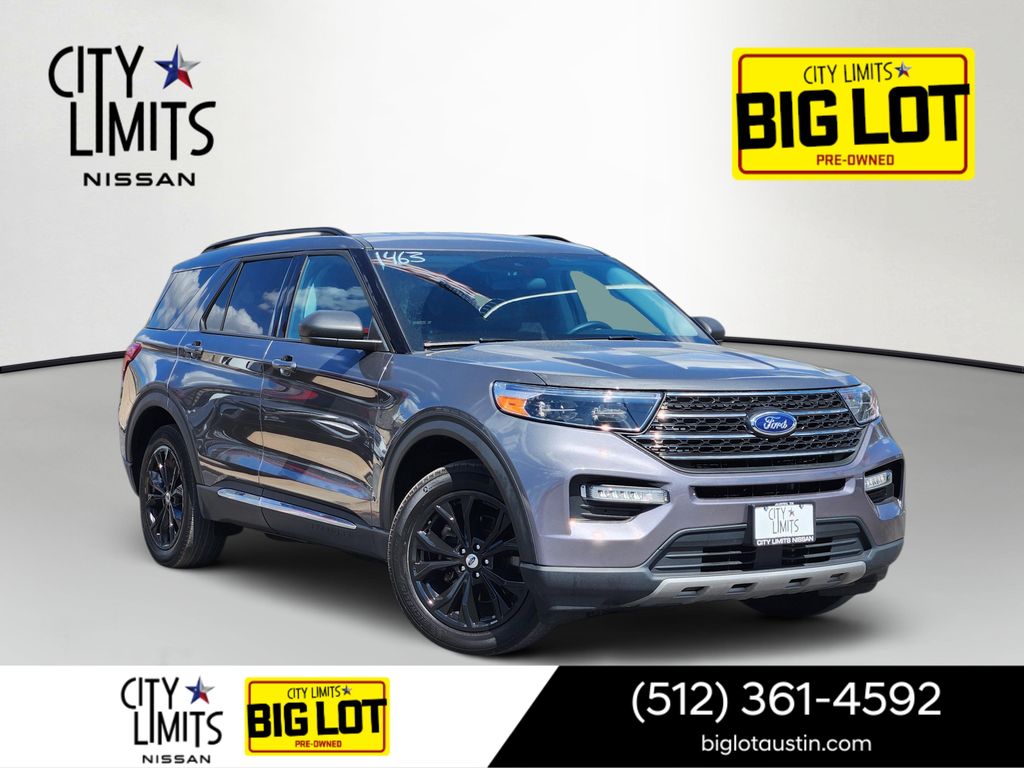 Carbonized Gray Metallic 2023 Ford Explorer SUV / Crossover All-Wheel Drive Automatic
