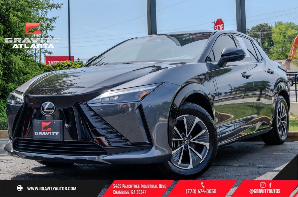 Cloudburst Gray/Black 2023 Lexus RZ 450e Premium AWD with 20 inch Wheels SUV / Crossover All-Wheel Drive Automatic