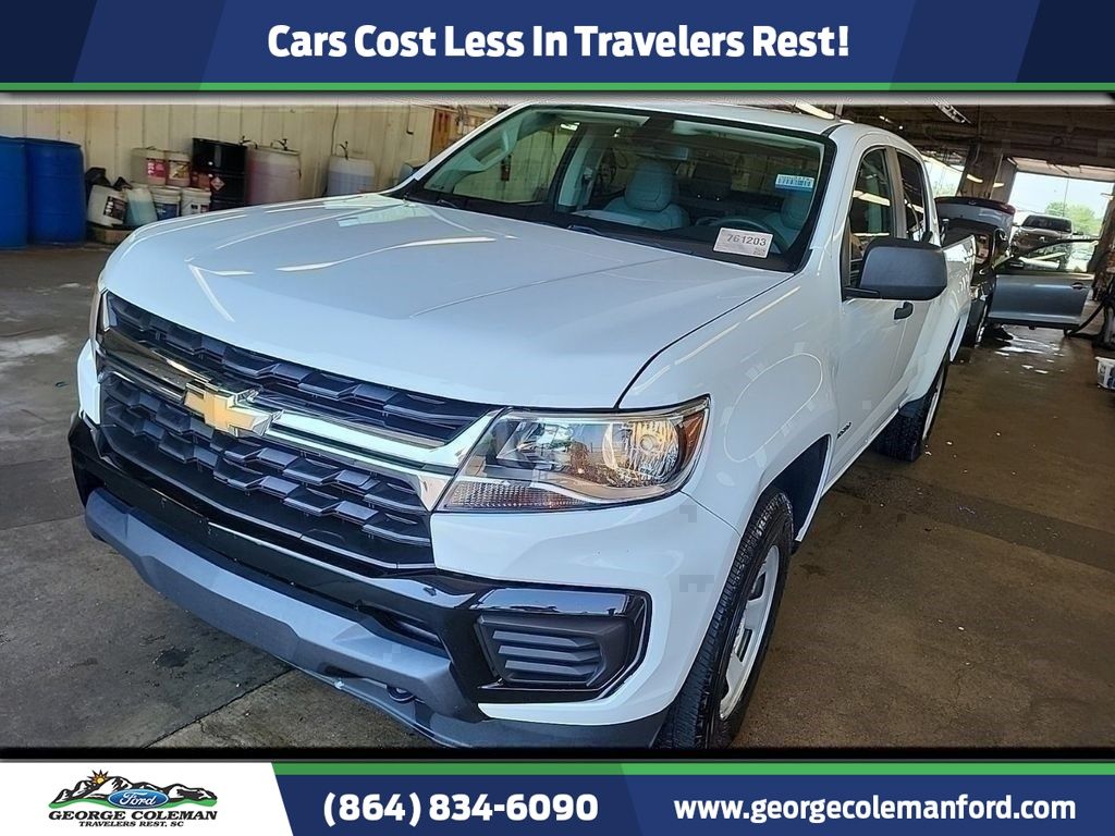 Summit White 2022 Chevrolet Colorado Pickup Truck Four-Wheel Drive 8-Speed Automatic